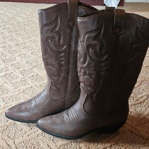 Brown Western Cowboy Boots